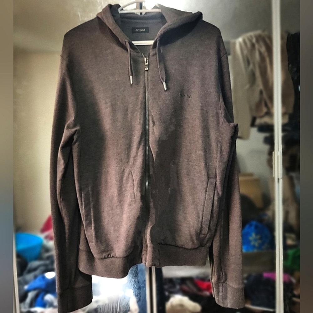 Z-Zegna zip up hoodie
